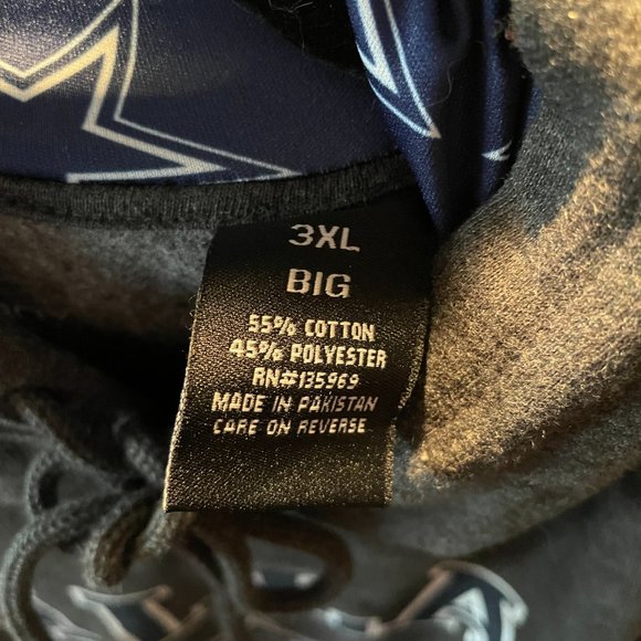 Dallas Cowboys Hooded Sweatshirt 3XL (Big) - Picture 6 of 7